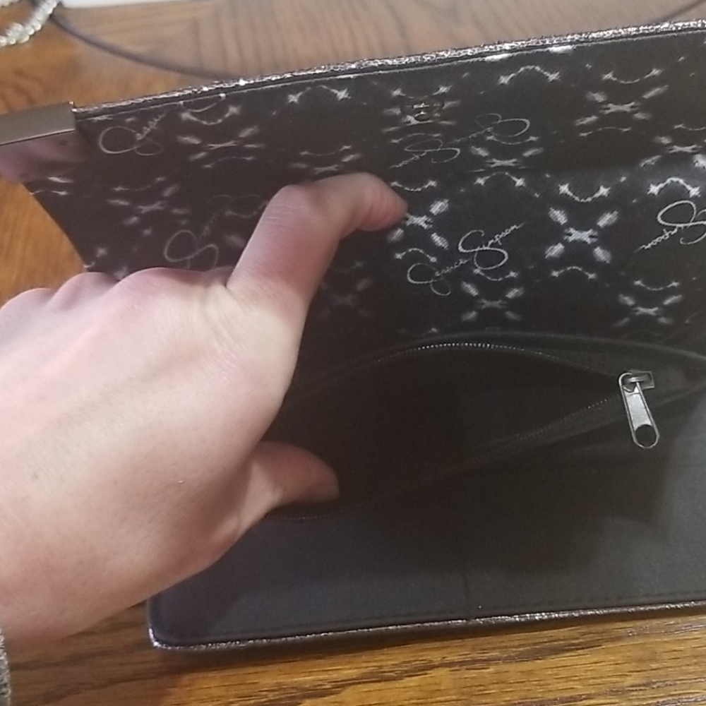 NWT Jessica Simpson Silver/pewter metallic Wallet - Picture 3 of 5
